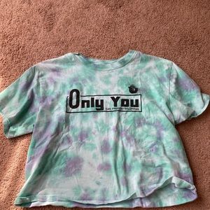 Tie dye crop top